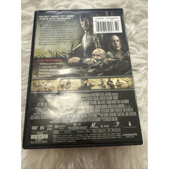 Rambo (DVD, 2008) - Picture 2 of 4